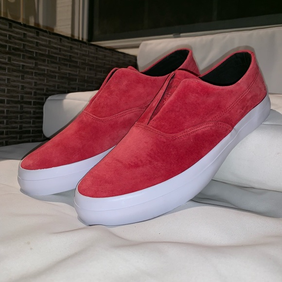 Huf Slip On Red Suede ***Dylan Rieder Edition*** - Picture 2 of 7